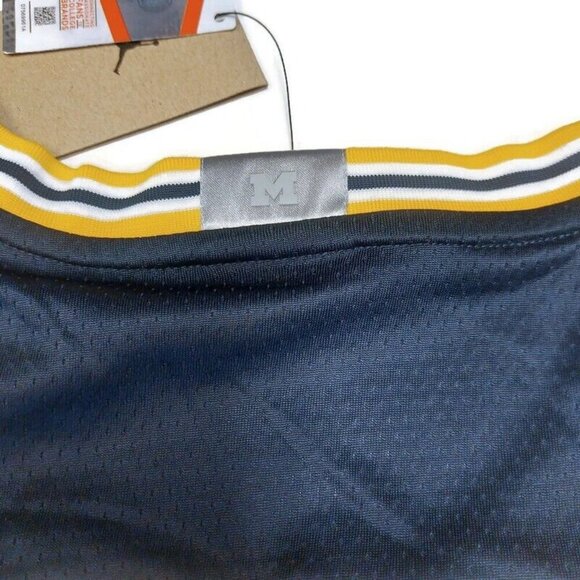 Jordan Michigan Wolverines #25 Limited Basketball Jersey Mens Size Medium Blue - Picture 7 of 9